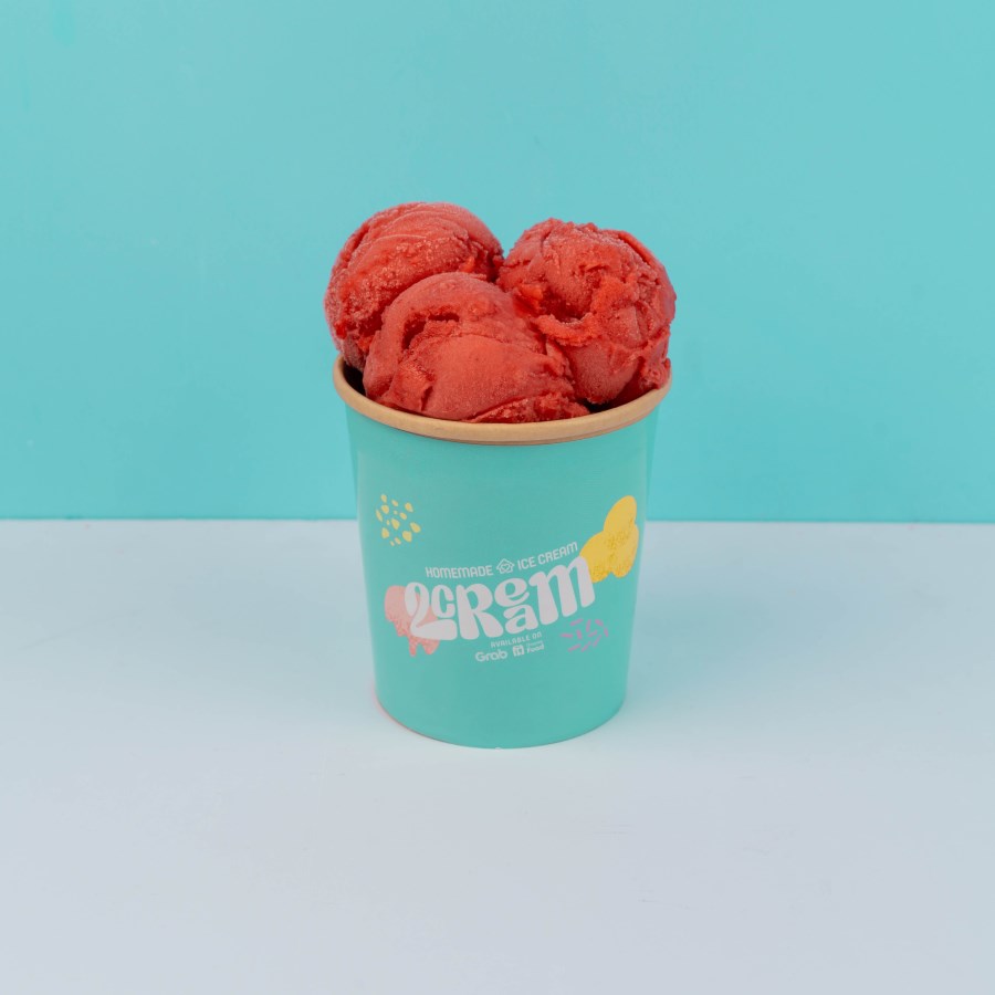 Kem Thuần Chay Mâm Xôi Sorbet [Vegan Food]