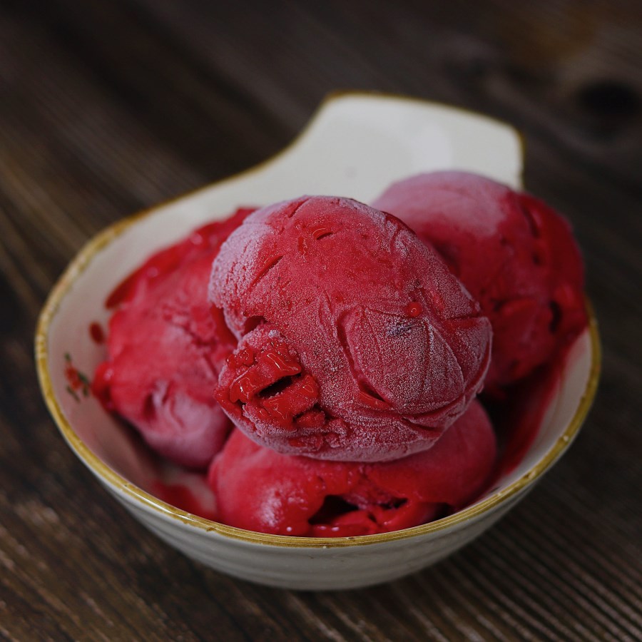 Kem Thuần Chay Mâm Xôi Sorbet [Vegan Food]